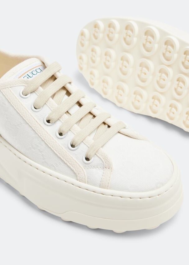 Gucci gg store sneakers white