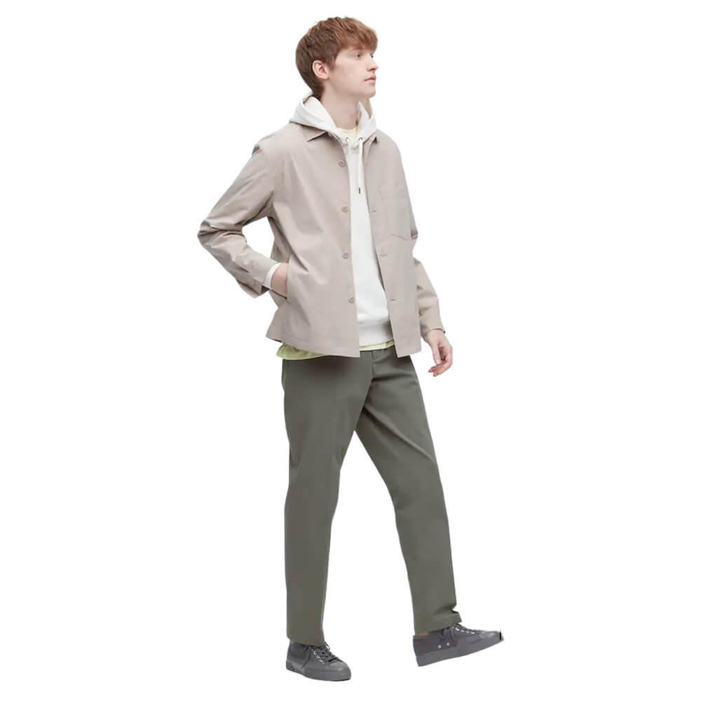 Брюки Uniqlo Smart Cotton Ankle Length (Long), зеленый брюки uniqlo smart cotton long коричневый