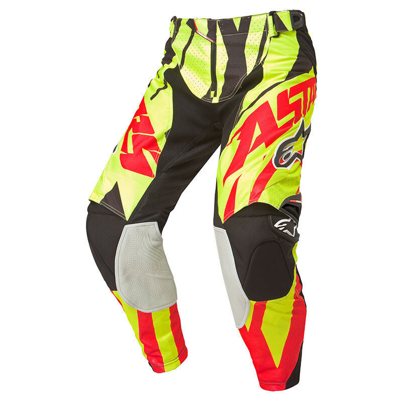 

Штаны для мотокросса Alpinestars Techstar 2015, желтый/красный