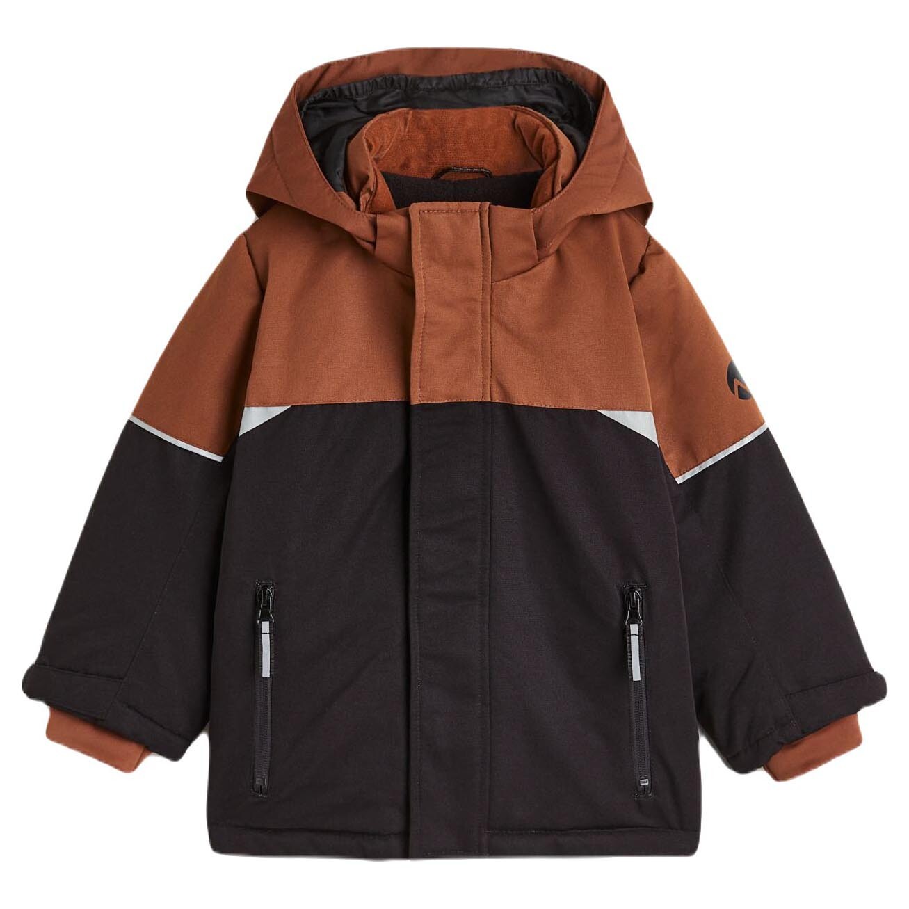 

Куртка H&M Water-resistant Color-block, черный