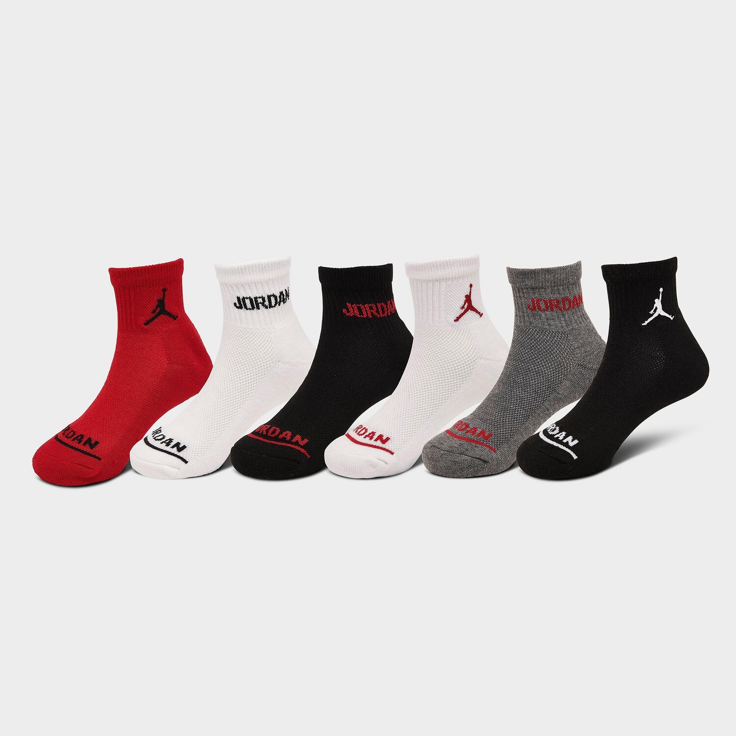 

Носки Jordan Legend Quarter для маленьких детей (6 шт.), многоцветный