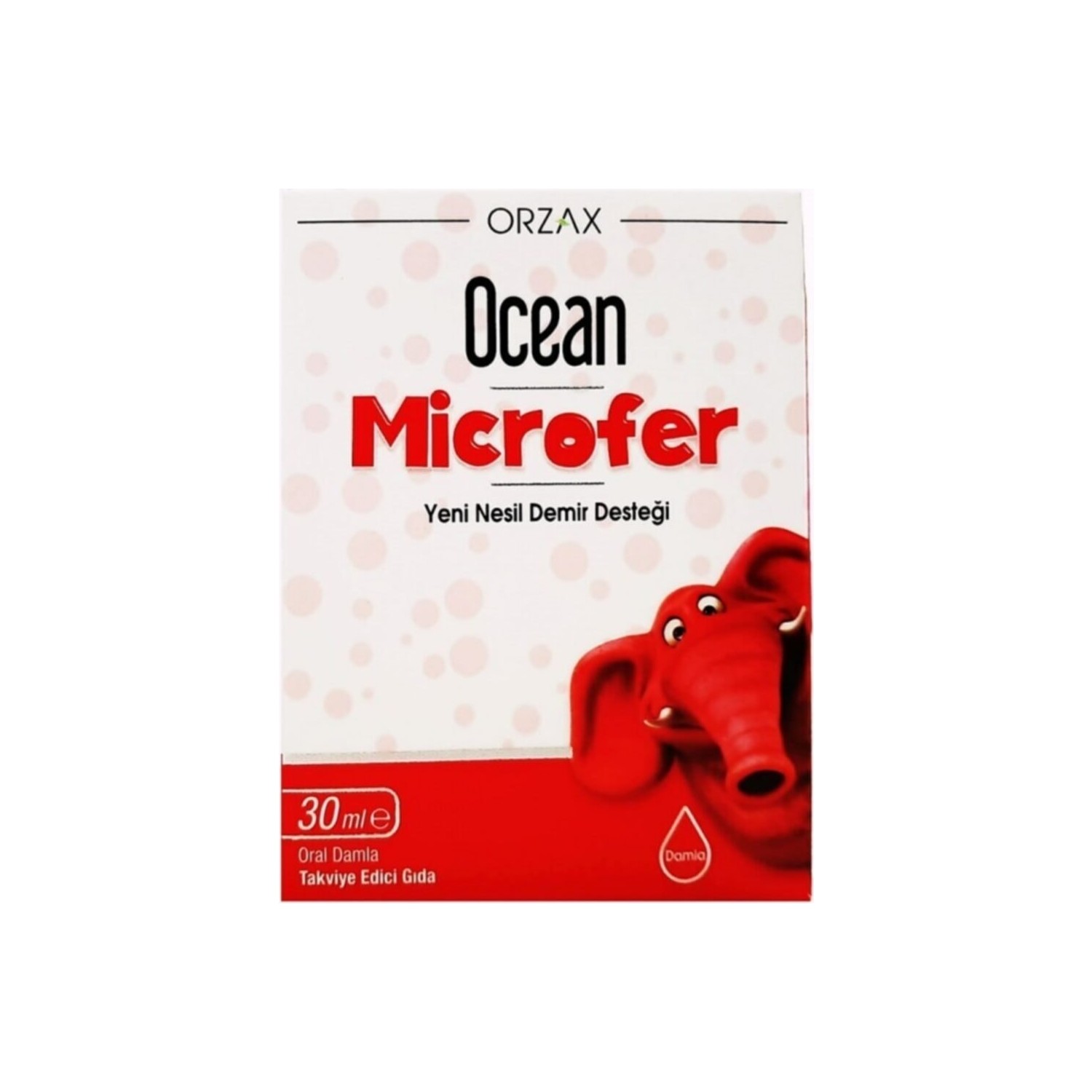 Капли Ocean Orzax Microfer, 30 мл сушка момент для сияния orly flash dry drops 18 мл