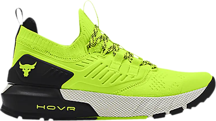 

Кроссовки Under Armour Project Rock 3 GS High-Vis Yellow Black, желтый