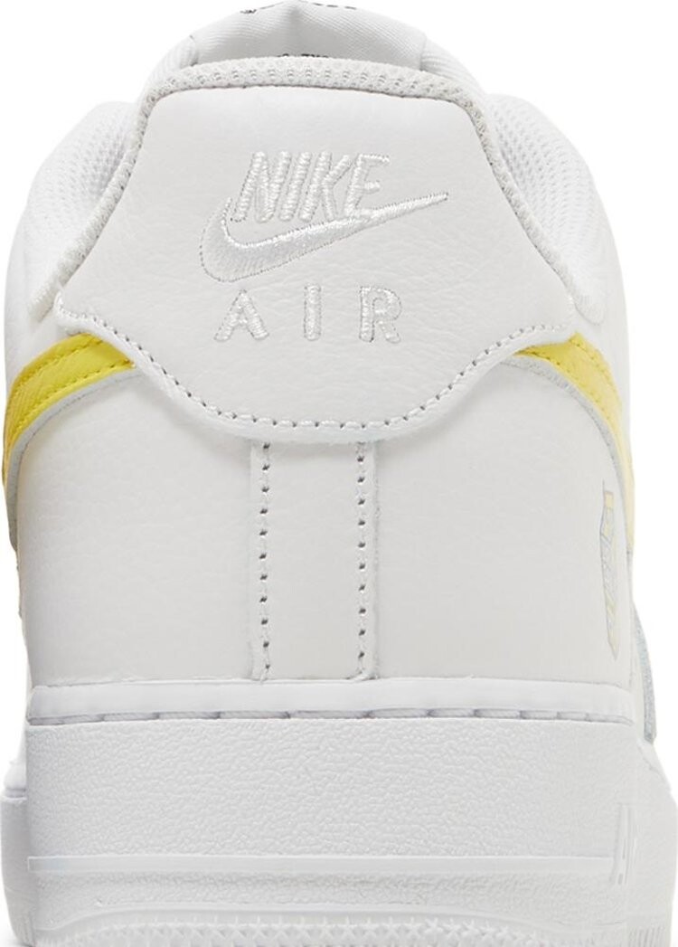 Nike air force 1 white with yellow clearance tick