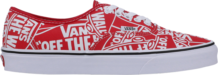 Vans authentic otw sales repeat red