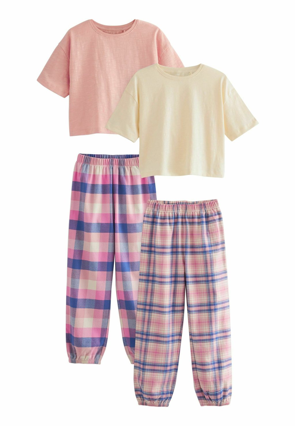 Комплект одежды для сна CHECK 2 PACK SET Next, цвет pink blue