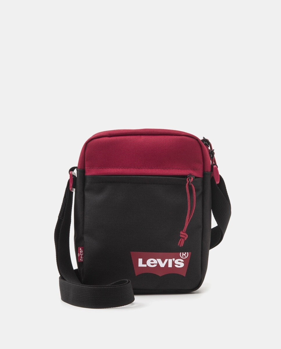 

Черная сумка через плечо на молнии и фирменной детали Levi's, черный