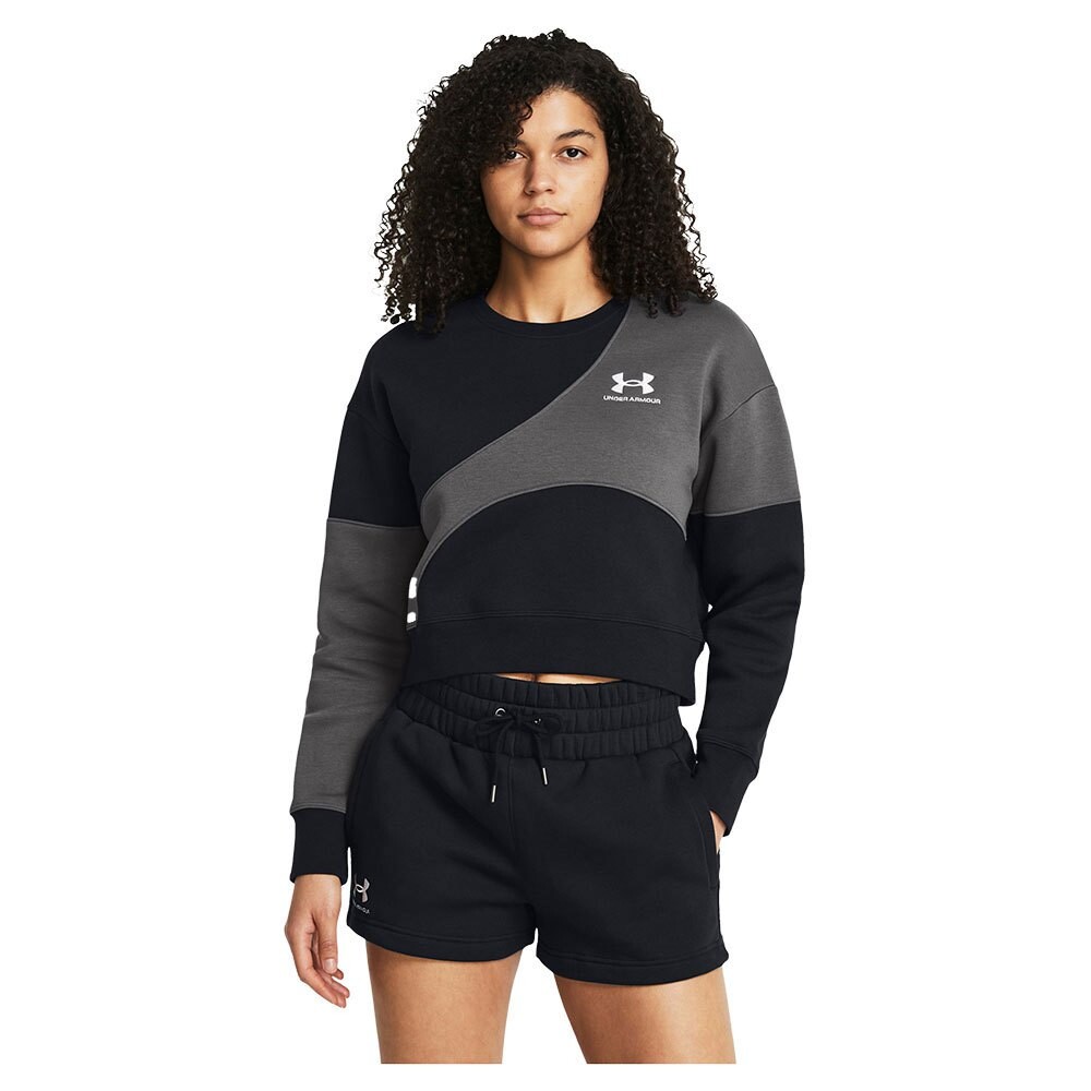 

Толстовка Under Armour Icon Fleece Crop, черный