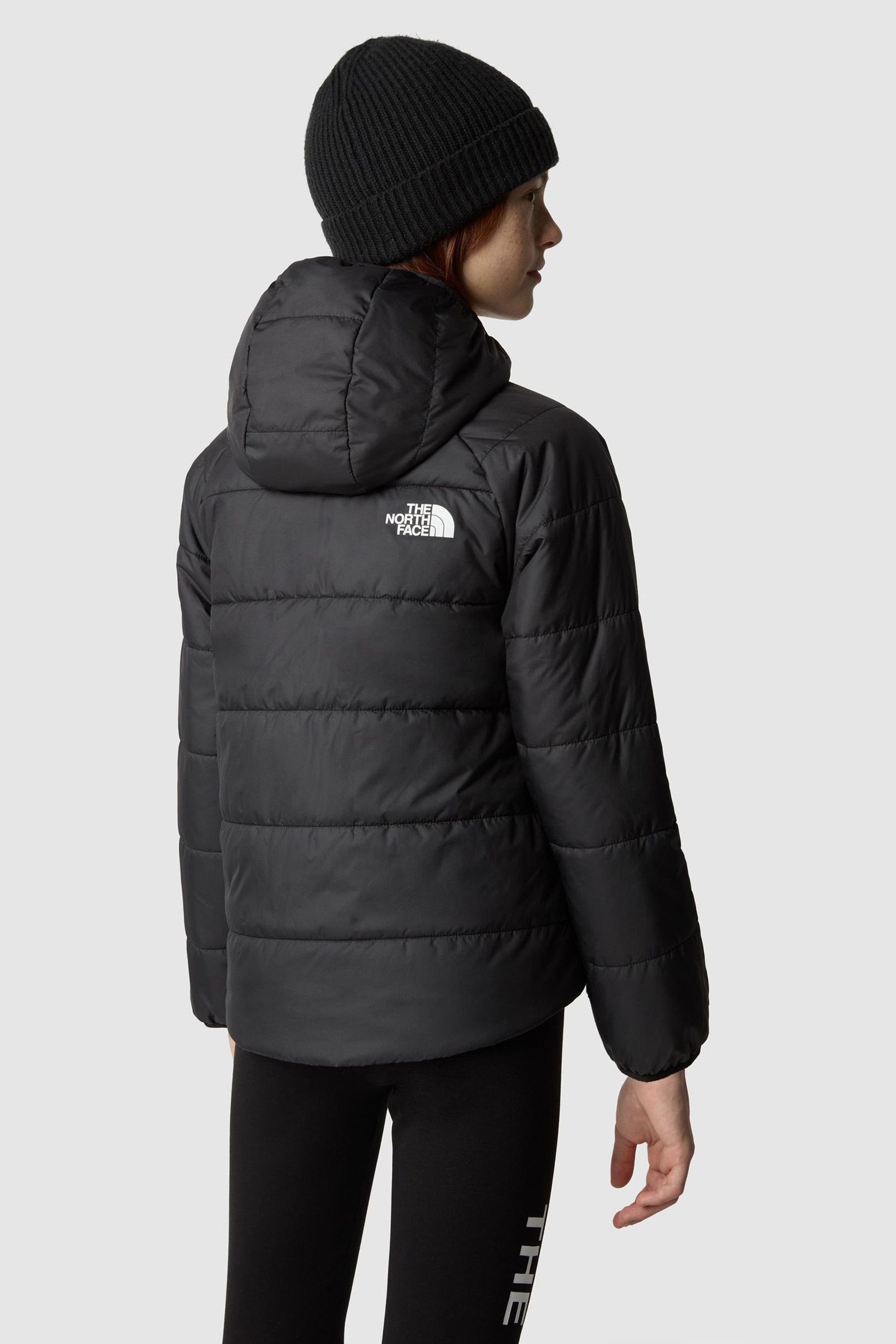 Двусторонняя куртка для девочек Teen Perrito The North Face, черный –  купить с доставкой из-за рубежа через платформу «CDEK.Shopping»