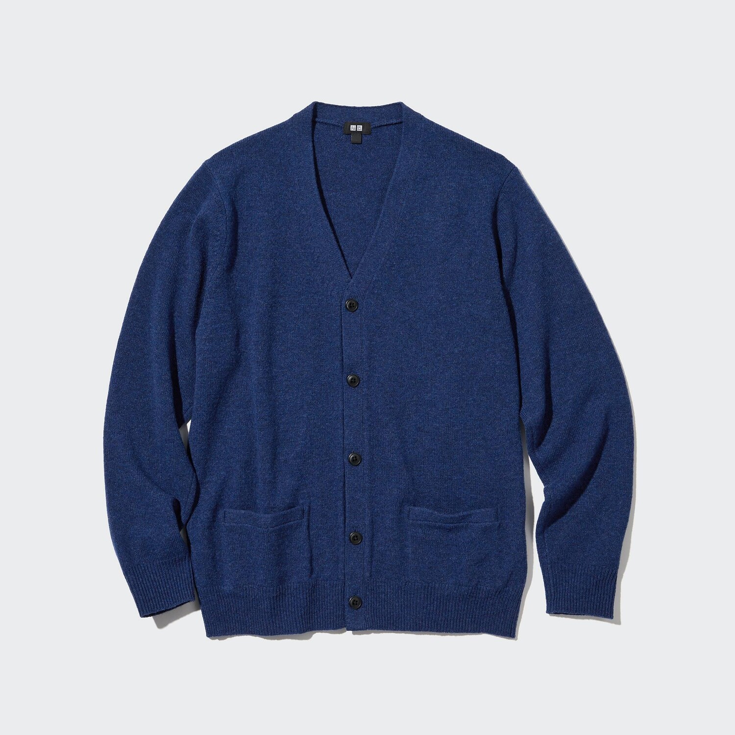 

Кардиган премиум из шерсти ягненка UNIQLO, синий