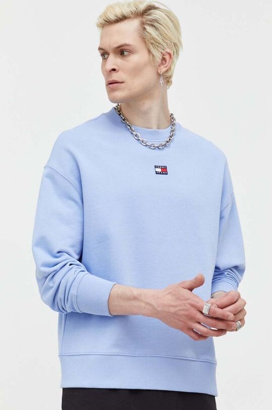 

Хлопковая толстовка Tommy Jeans, синий