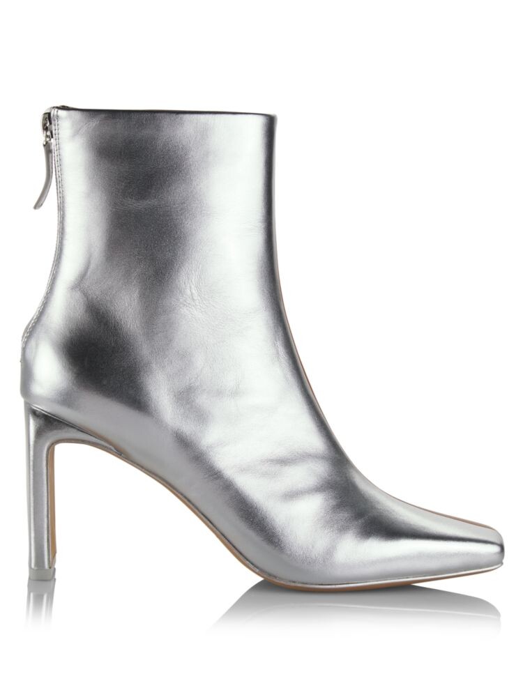 

Ботильоны Kelsey из спилка Simkhai, цвет Silver Tan