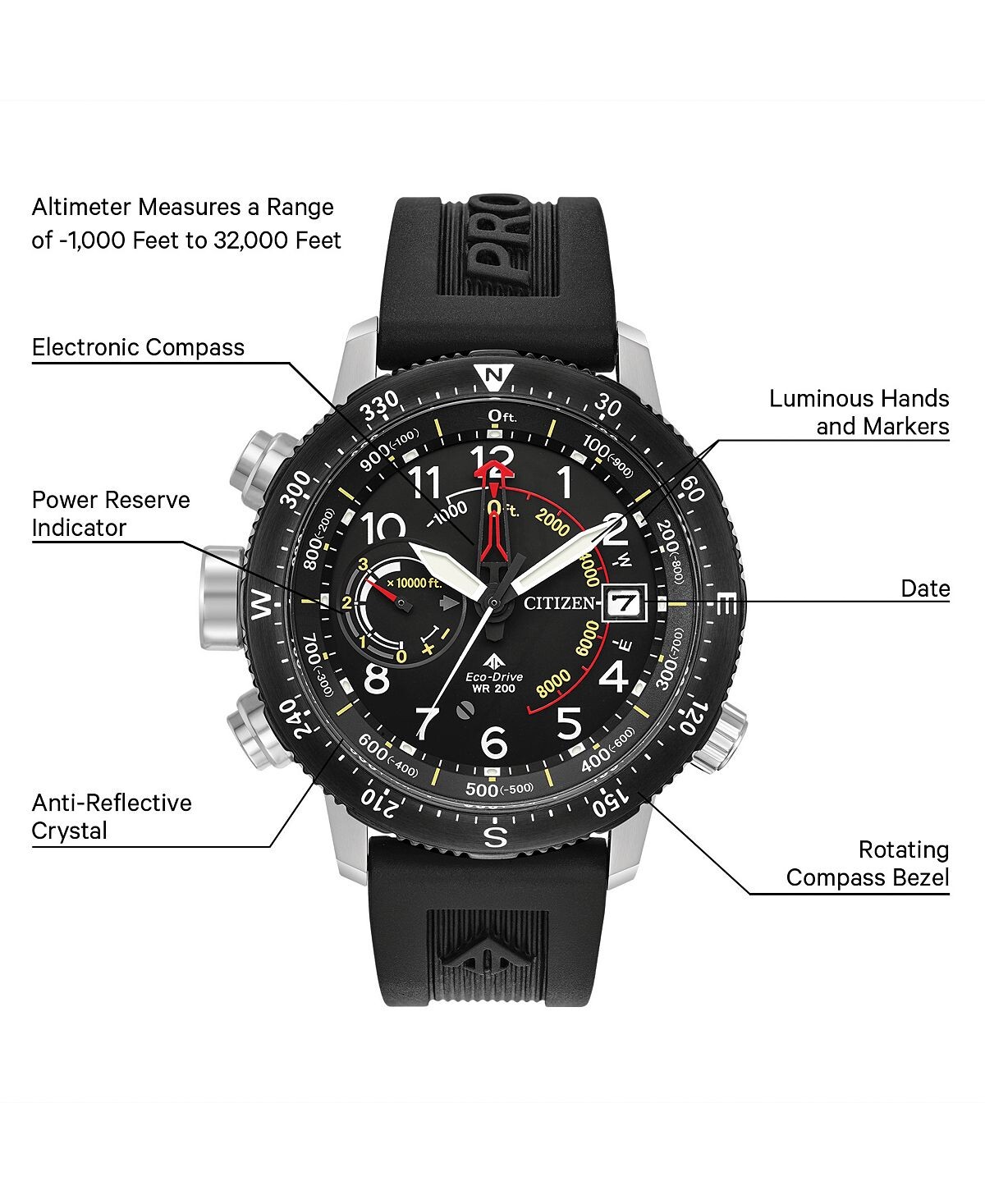 Eco Drive Promaster Altichron 46 Citizen CDEK.Shopping