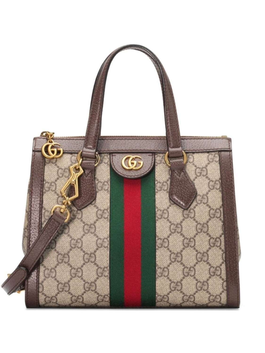 

Gucci маленькая сумка-тоут Ophidia, нейтральный цвет
