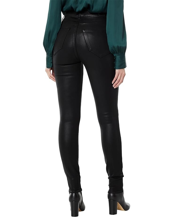 

Брюки Paige Cheeky in Black Fog Luxe Coating, цвет Black Fog Luxe Coating