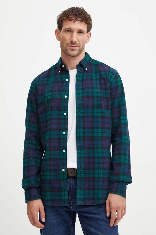 

Хлопковая рубашка Polo Ralph Lauren, зеленый