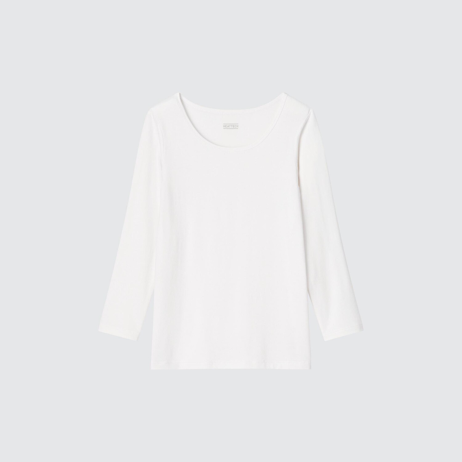 

Футболка UNIQLO Heattech с U-образным вырезом, белый