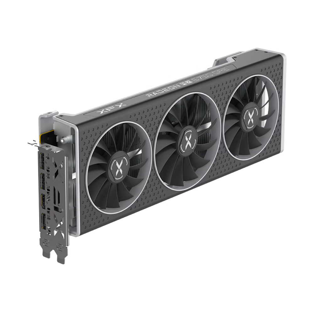 Видеокарта XFX Radeon RX 6750 GRE Overseas Edition, 12 ГБ, черный цена и фото