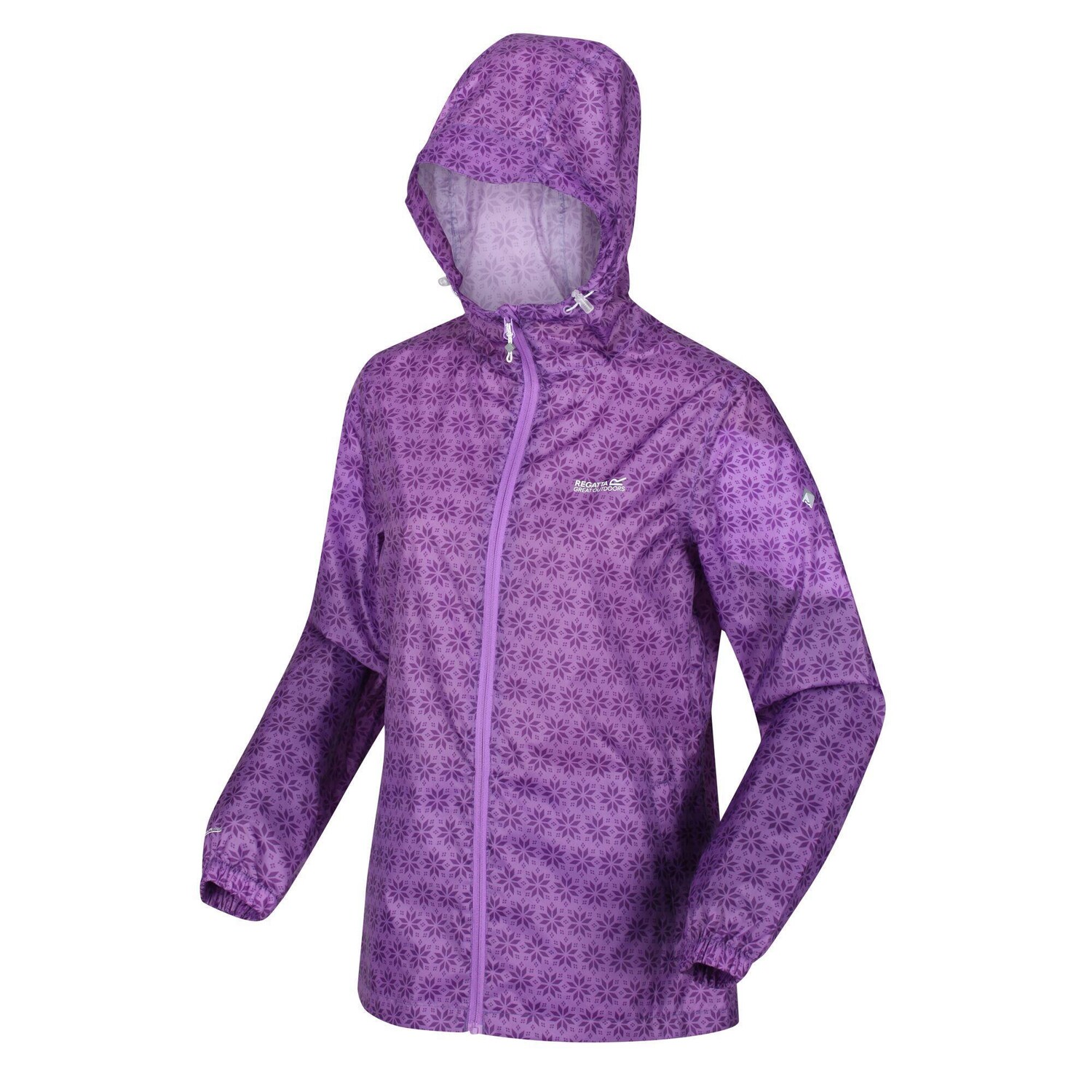 

Куртка функциональная женская Regatta Print Pack It для туризма, фиолетовый