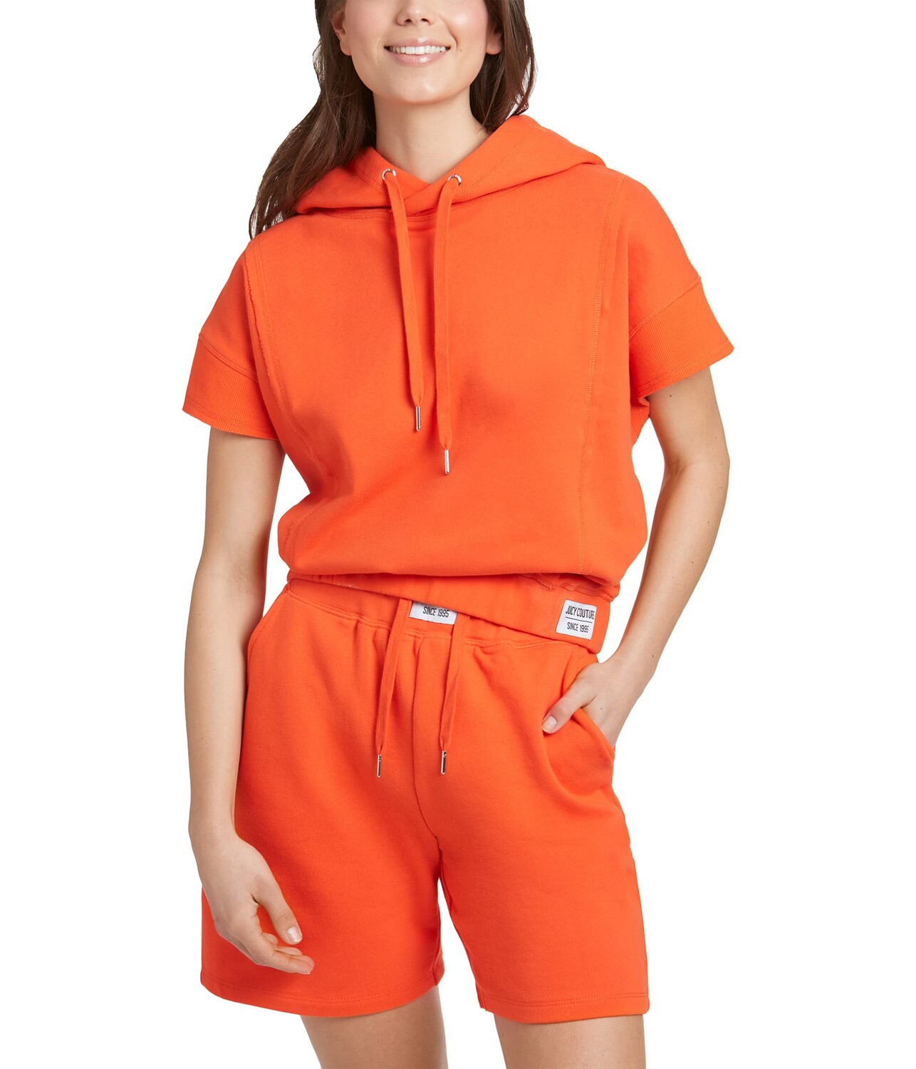 

Худи Juicy Couture, Cropped Hoodie, Оранжевый