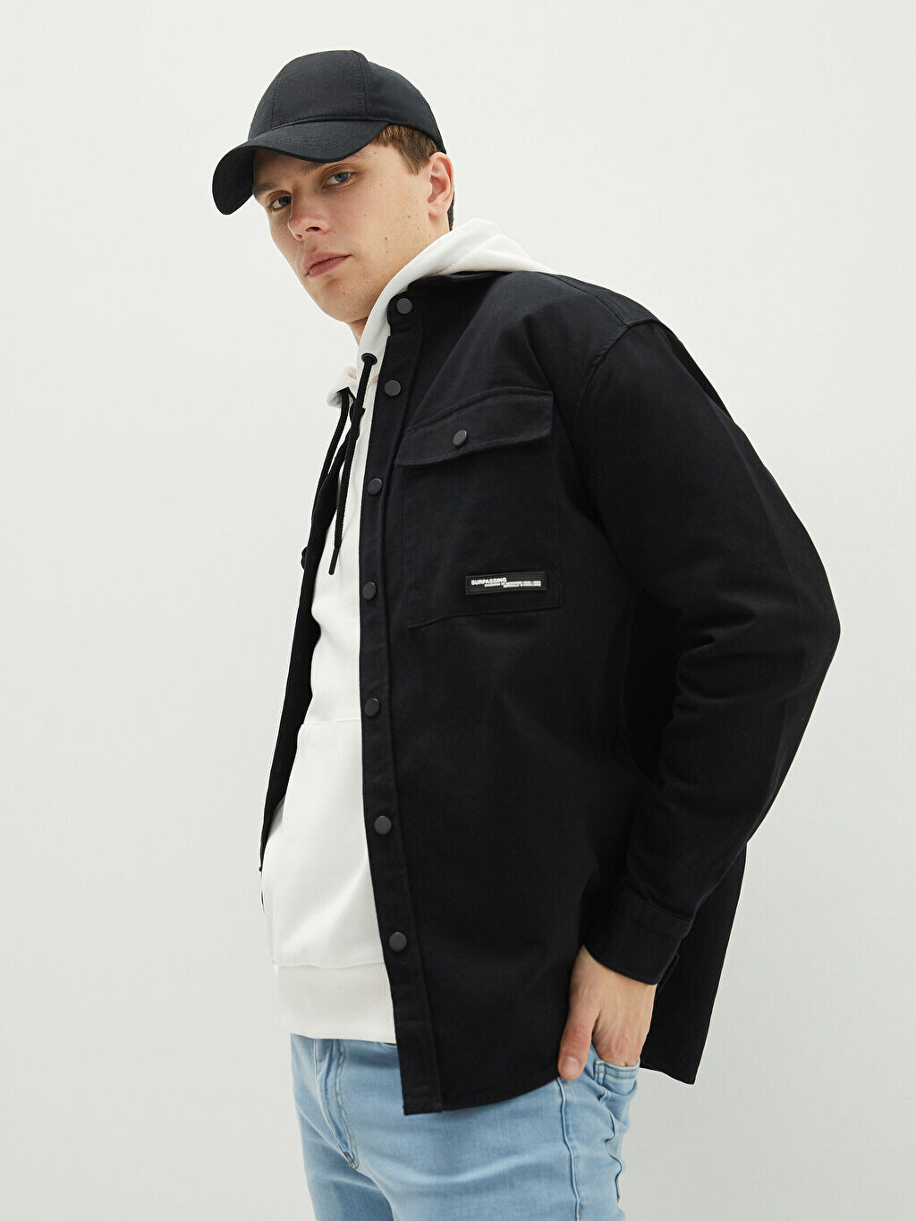 

Мужская куртка-рубашка Regular Fit с длинным рукавом LCW Casual