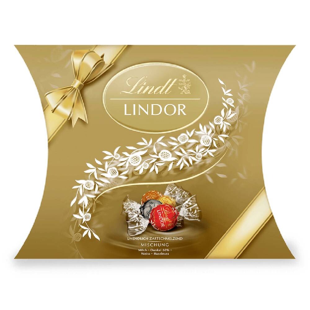 

Конфеты Lindt Lindor Kissenpackung, три шоколада 149г