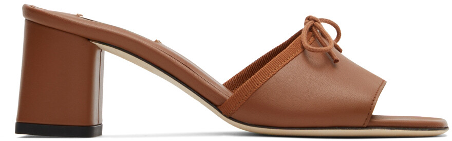 

Коричневые босоножки на каблуке Tiba Repetto