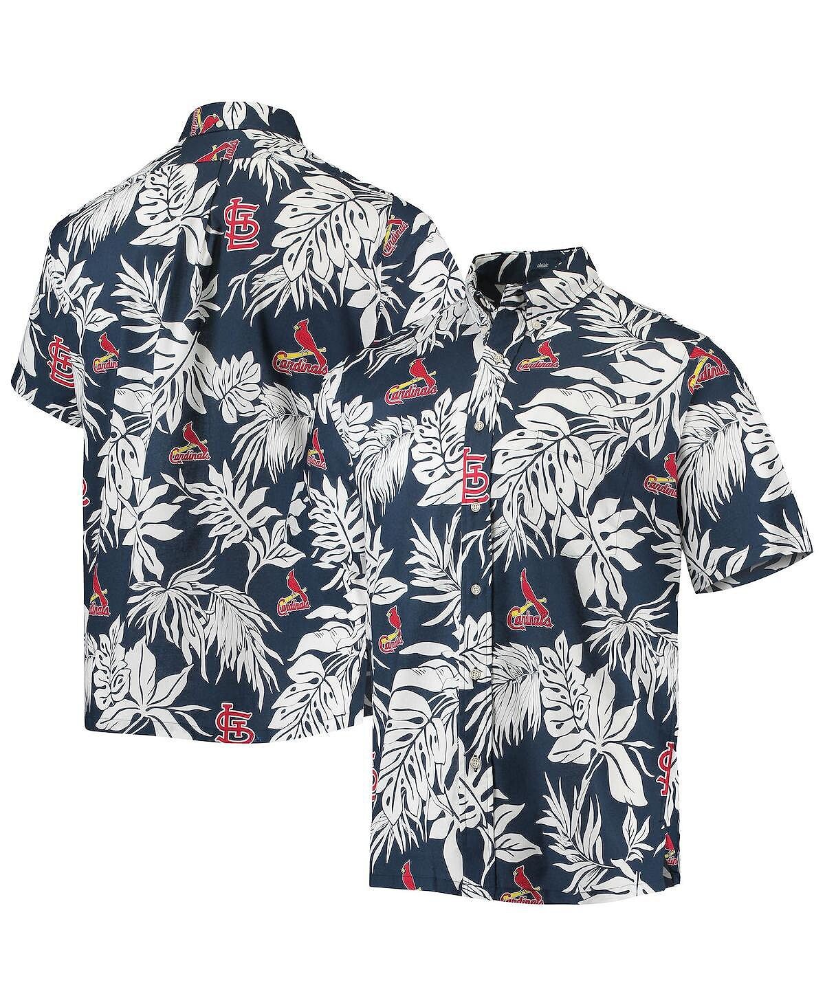 

Мужская темно-синяя рубашка st. louis cardinals aloha на пуговицах Reyn Spooner, синий