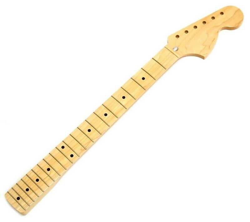 

НОВАЯ лицензия Allparts Fender для Stratocaster NECK Strat Maple 70s Headstock LMF NEW Fender Licensed for Stratocaster NECK Strat 70s Headstock LMF