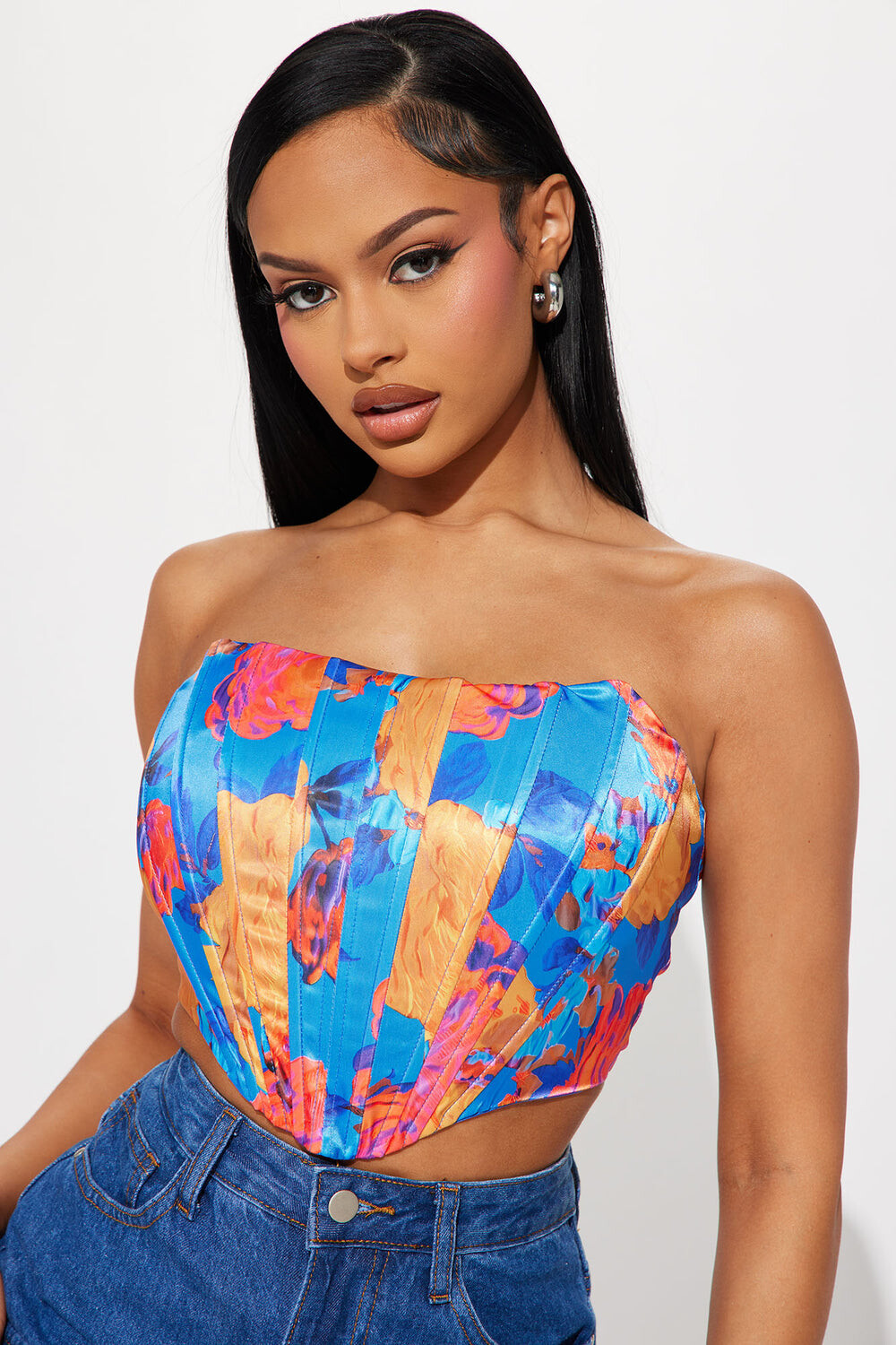 

Топ Fashion Nova GW23X8018, синий