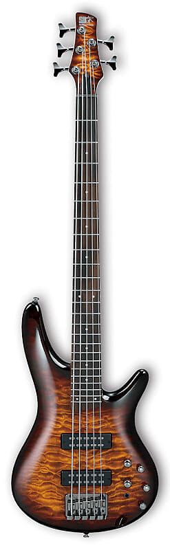 

Ibanez SR405EQMDEB SR Series 5-струнная электрическая бас-гитара в цвете Dragon Eye Burst SR405EQM DEB