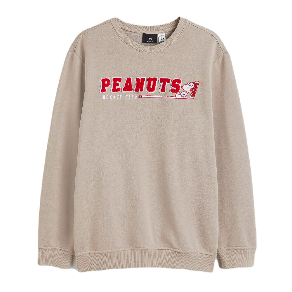 

Свитшот H&M Snoopy Regular Fit Printed, бежевый