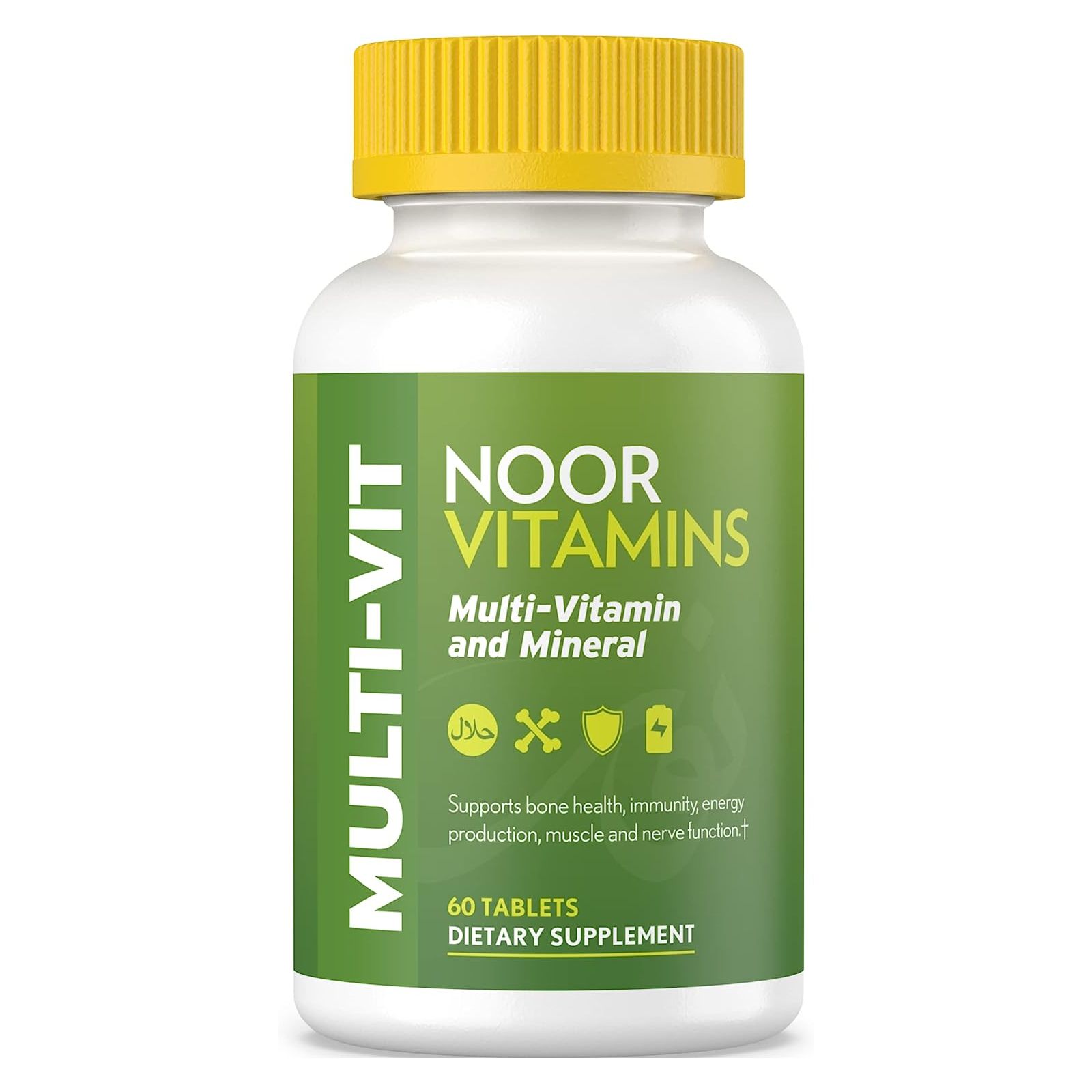 Мультивитамины Noor Vitamins Halal Daily, 60 таблеток carlson tri b комплекс с витаминами b6 b12 и фолиевой кислотой 360 таблеток