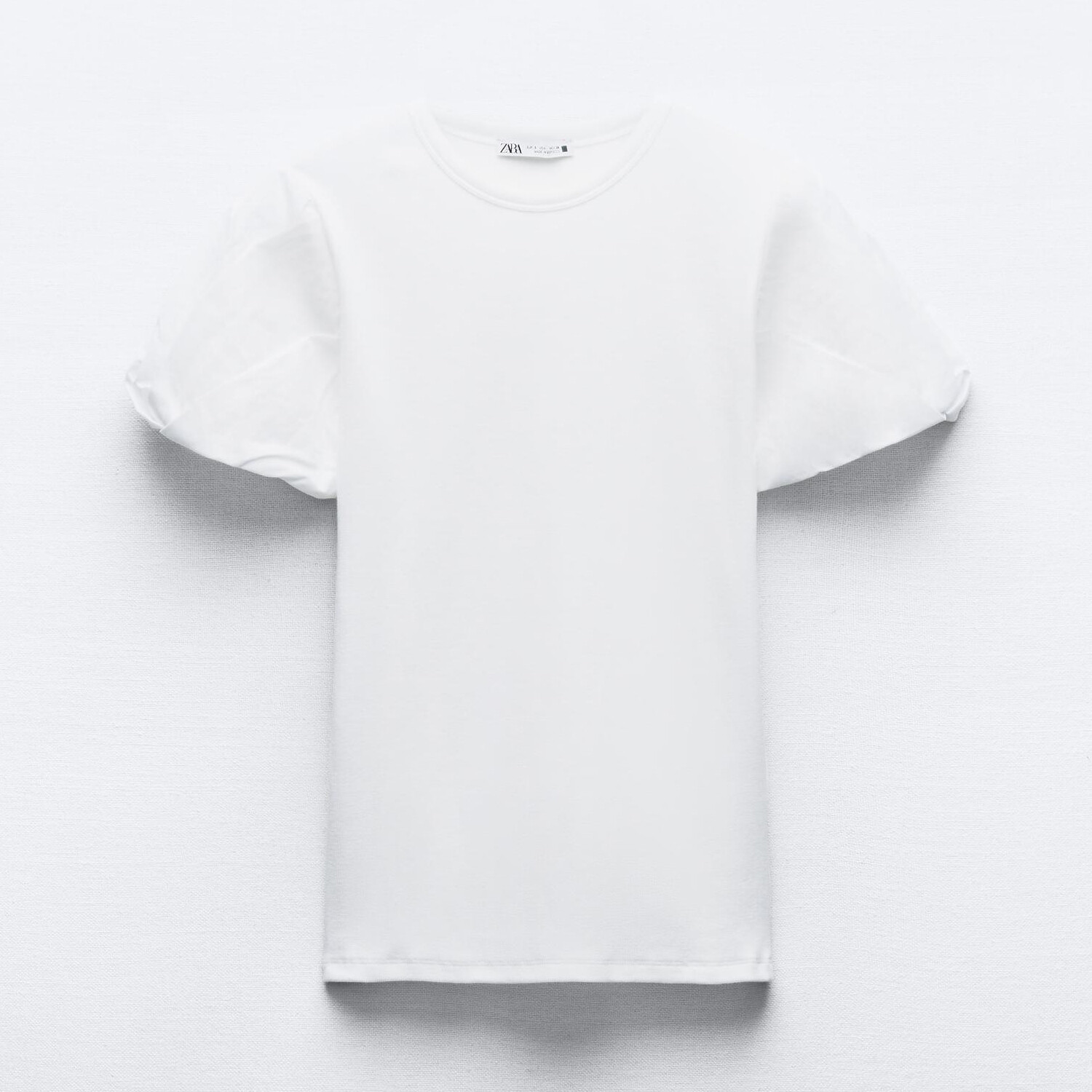 

Футболка Zara Full Sleeve, белый