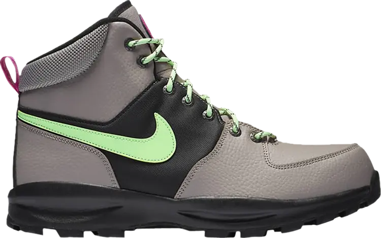 

Ботинки Nike Manoa Leather SE 'Enigma Stone Lime', серый