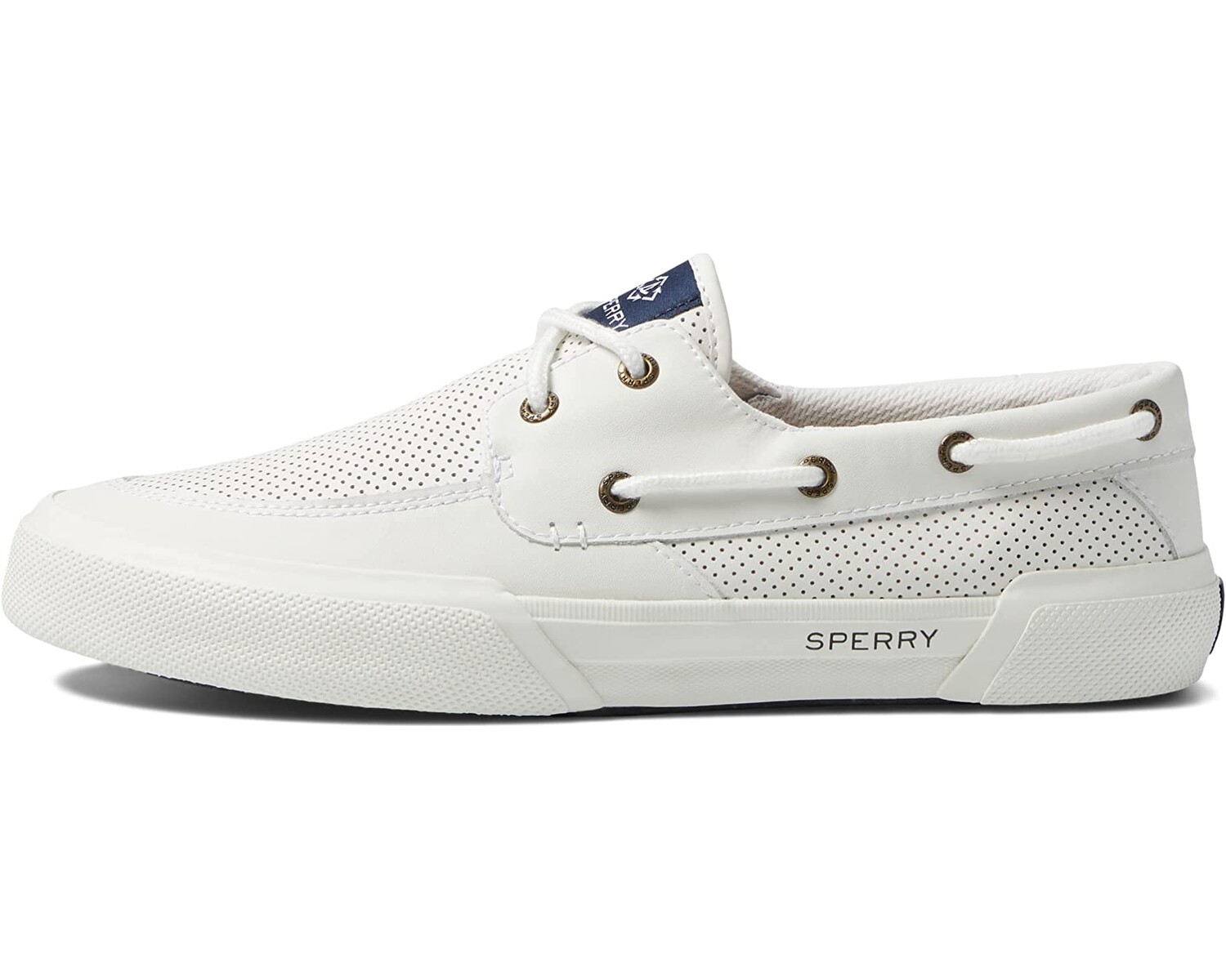 

Лодочные туфли Soletide 2-Eye Seacycled Sperry, белый