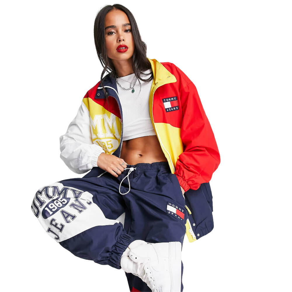 Tommy Jeans x ASOS Exclusive Co ord Splice Logo Windbreaker CDEK.Shopping