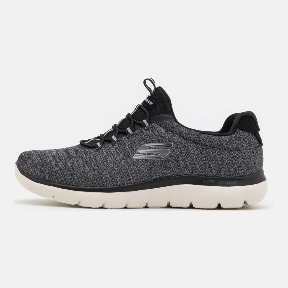 Кроссовки Skechers Wide Fit Summits, black/white - фото