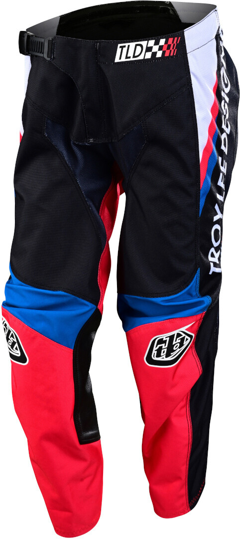 

Штаны Troy Lee Designs GP Drop In Молодежные мотокроссовые, черно-красные, Черный