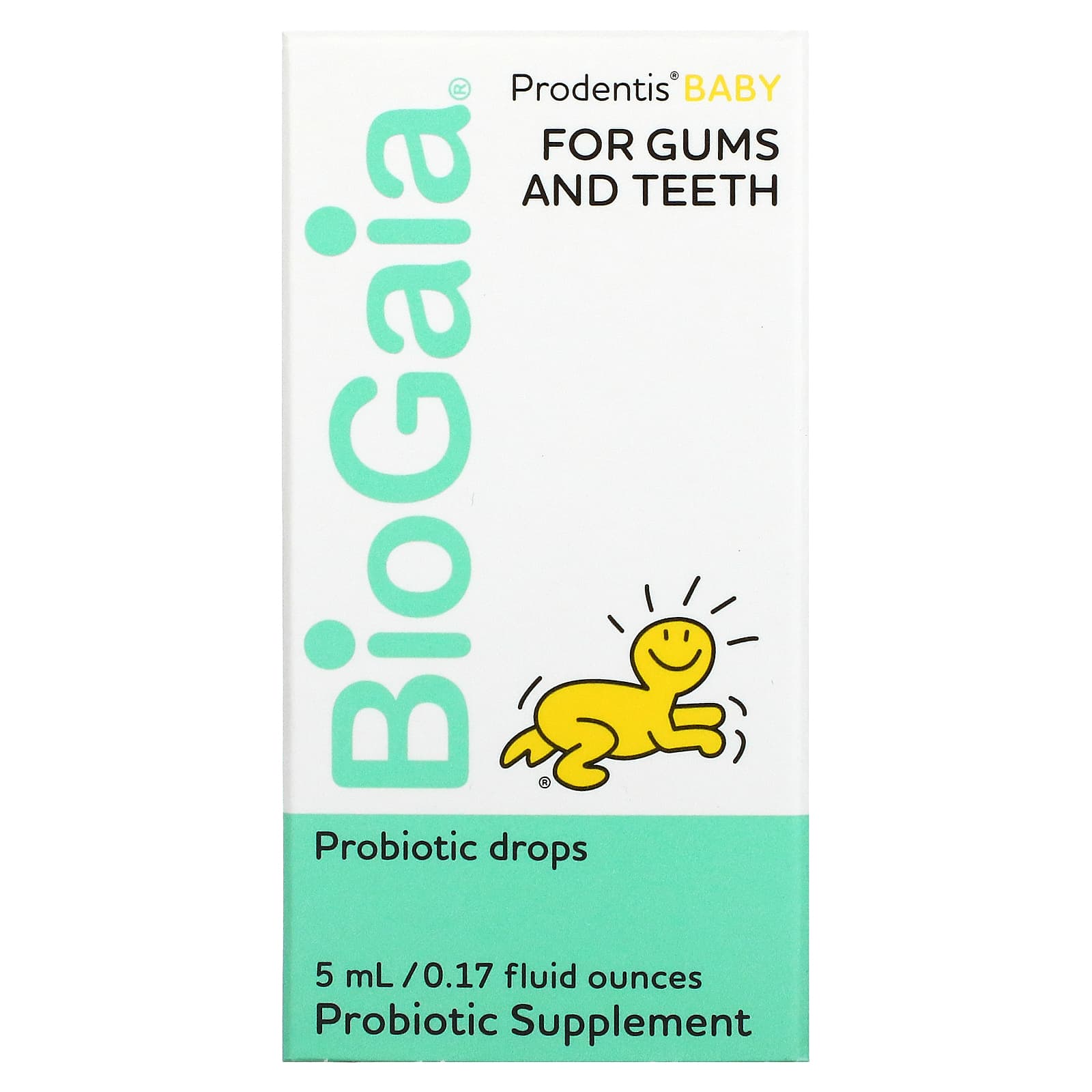 Пробиотические Капли BioGaia для десен и зубов, 5 мл protectis baby пробиотические капли 0 17 жидкой унции 5 мл biogaia