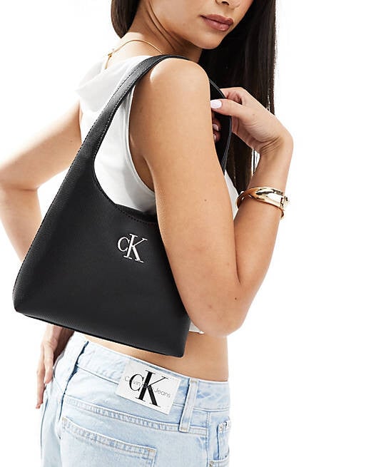 

Сумка Calvin Klein Jeans Minimal Monogram Shoulder, черный