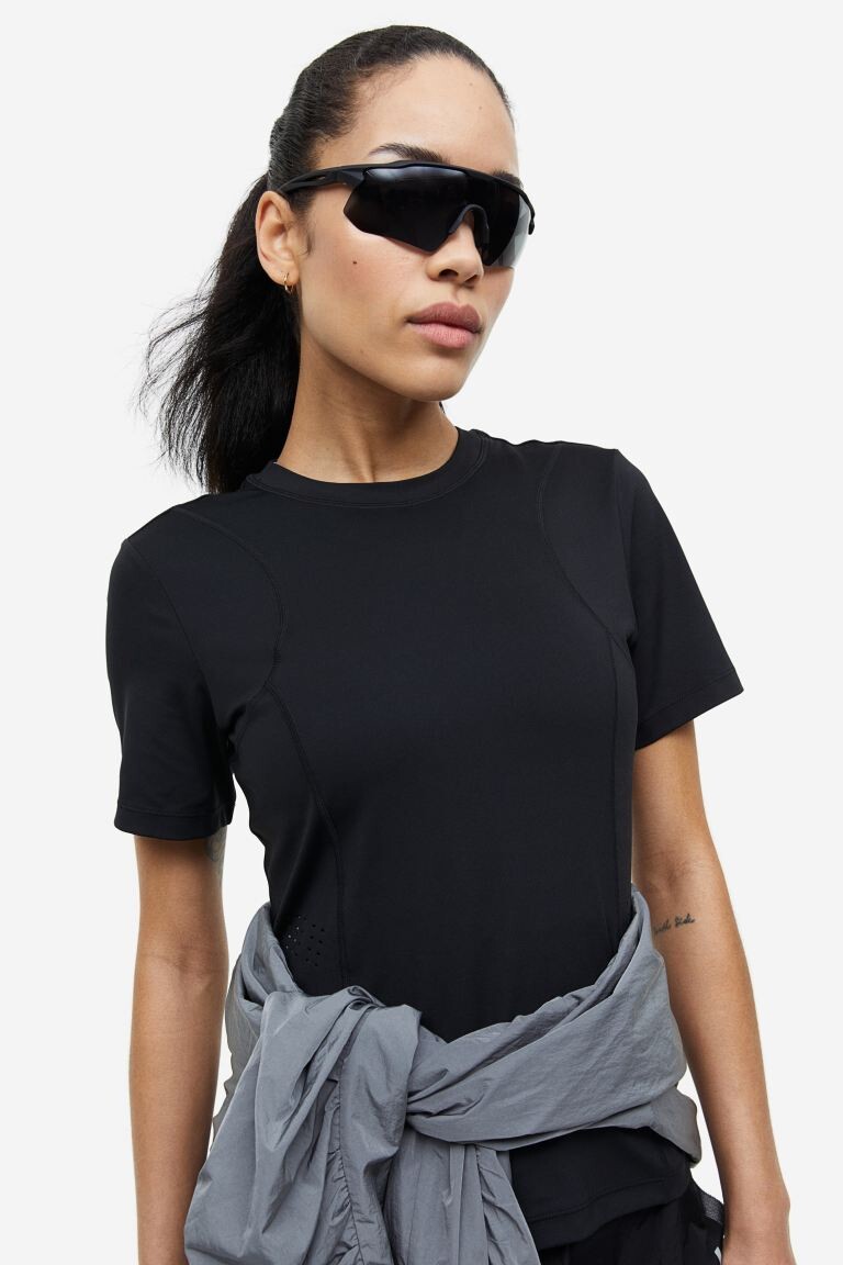 

Спортивная футболка DryMove H&M, черный