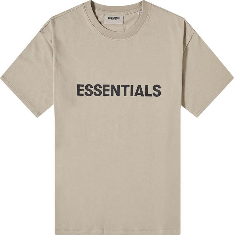 Футболка Fear of God Essentials T-Shirt 'Moss', загар - фото