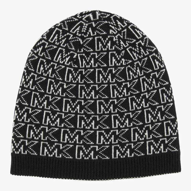 

Шапка Michael Kors Split Logo Reverssible, черный
