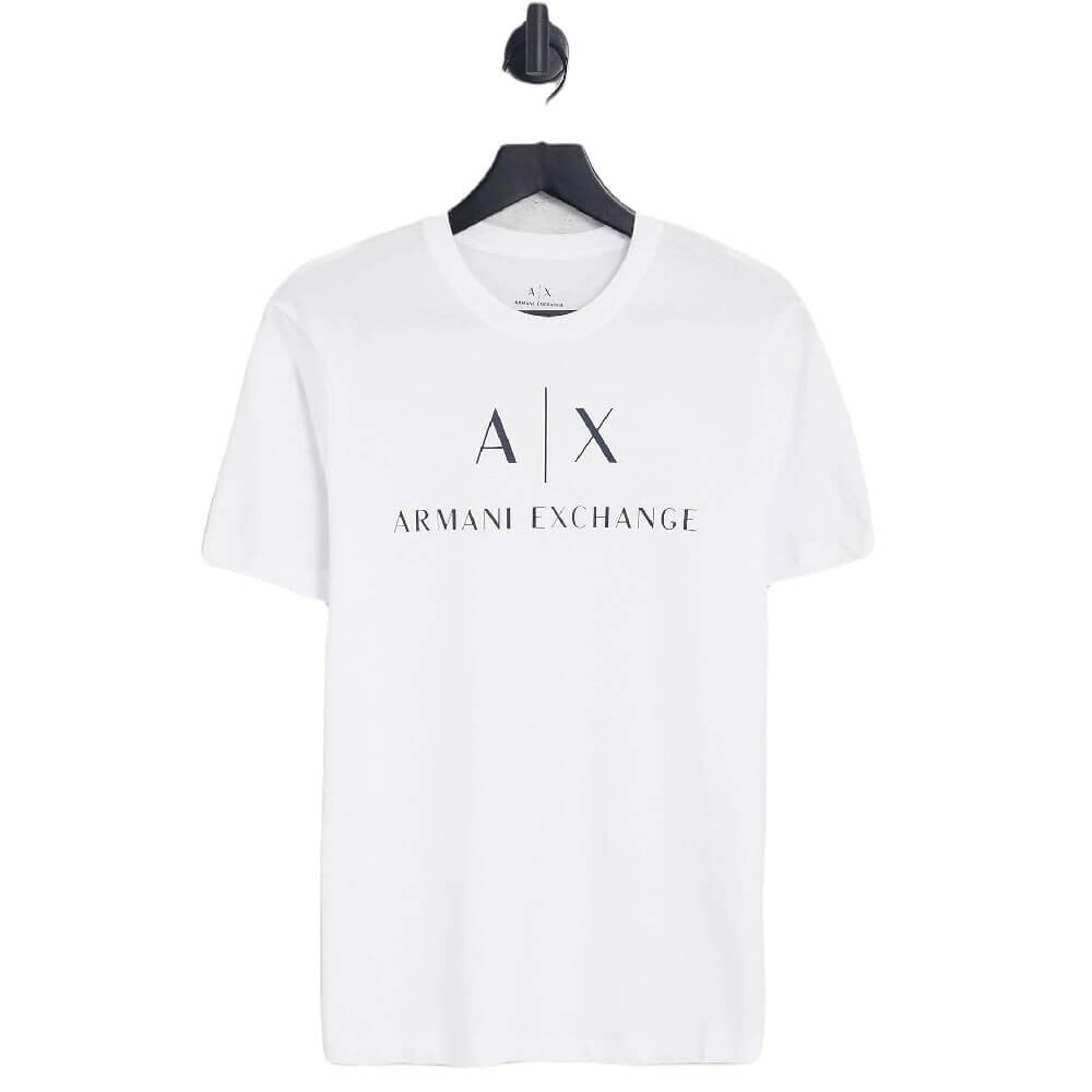 

Футболка Armani Exchange Text Logo, черный/белый