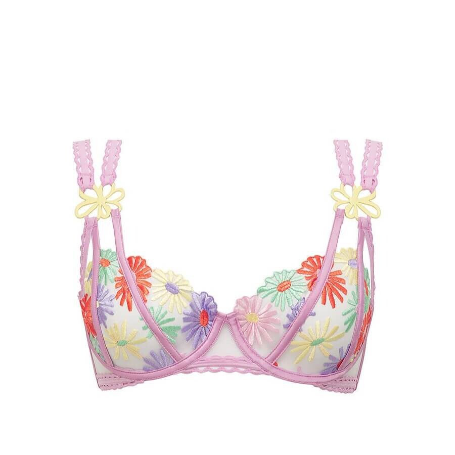 

Бюстгальтер на косточках For Love & Lemons Gia, лавандовый
