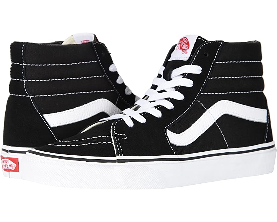 Кроссовки Vans SK8-Hi Core Classics, черный/белый - фото