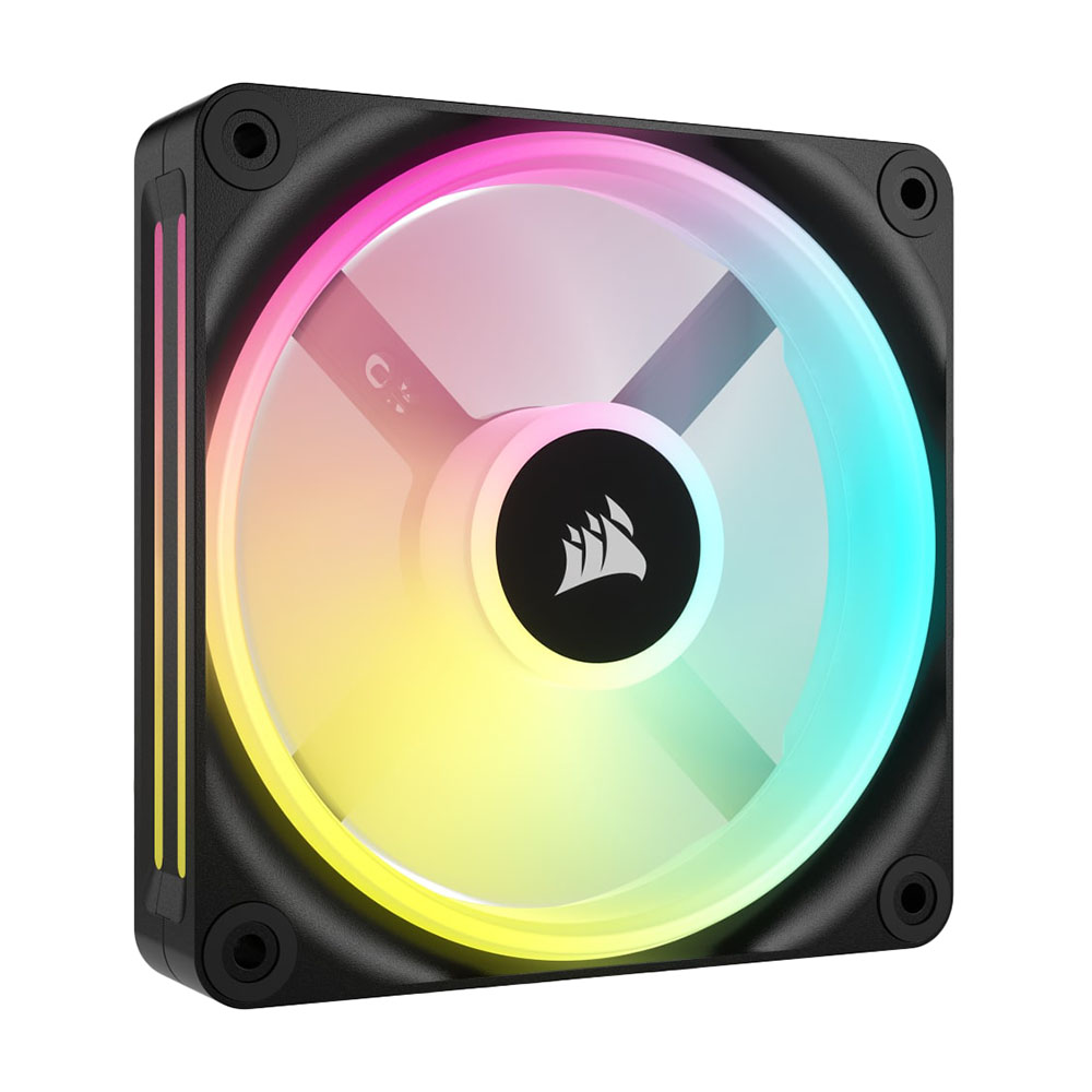 Вентилятор для корпуса Corsair iCUE Link QX120 RGB, 120 мм, черный, 1 шт