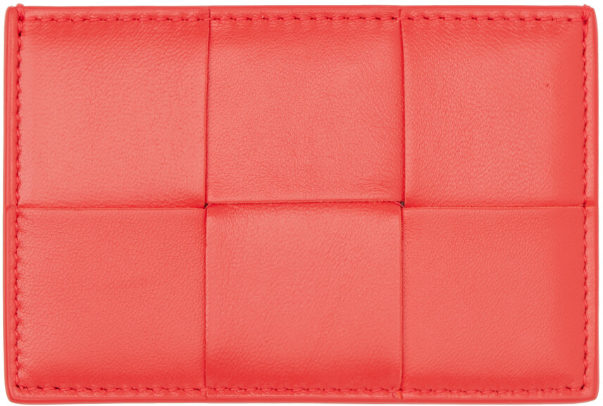 

Оранжевый держатель кредитной карты Bottega Veneta
