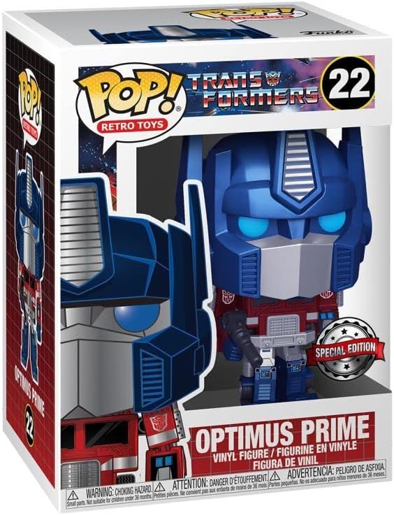 Фигурка Funko POP! Transformers - Metallic Optimus Prime фигурка reaction figure transformers – optimus prime 9 см